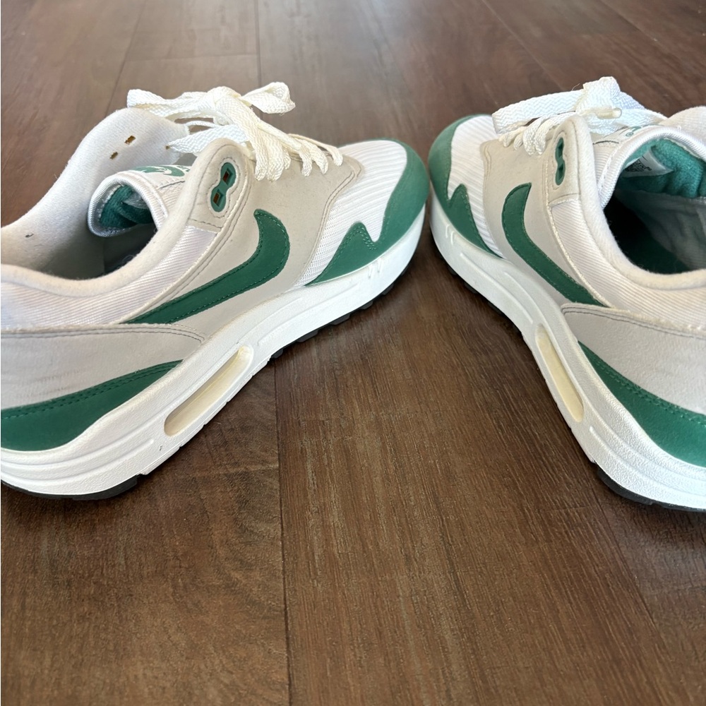 Nike Air Max Sneakers in Green and White - Picture 2 of 4